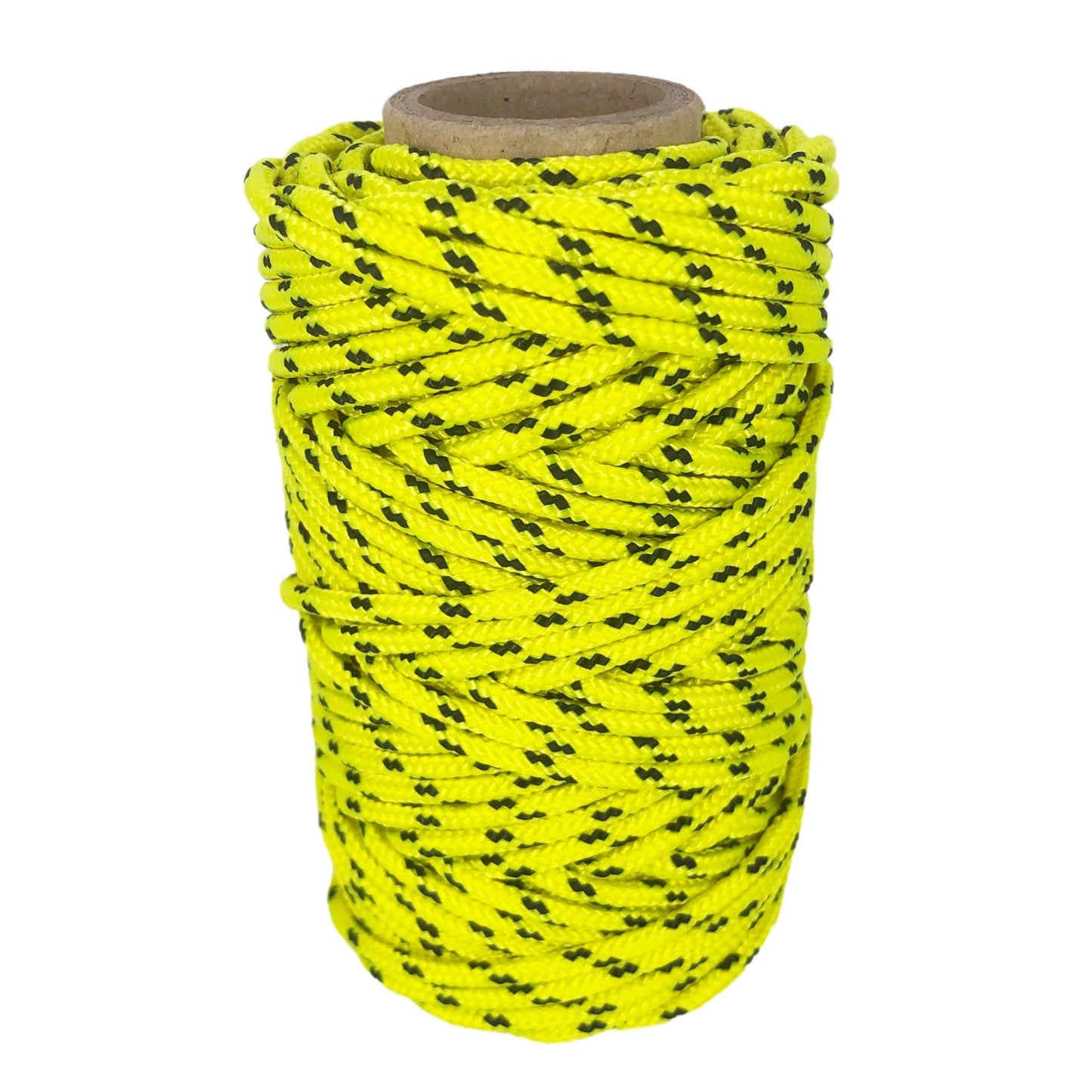 Cuerda de poliéster, amarilla y negra, ø3 mm × 25 m.