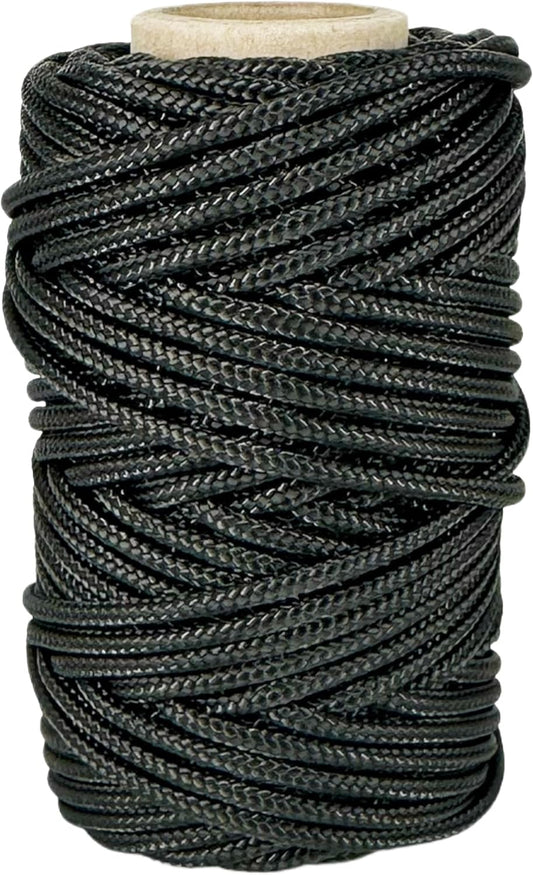 Corda in poliestere, nera, ø3 mm × 50 m.