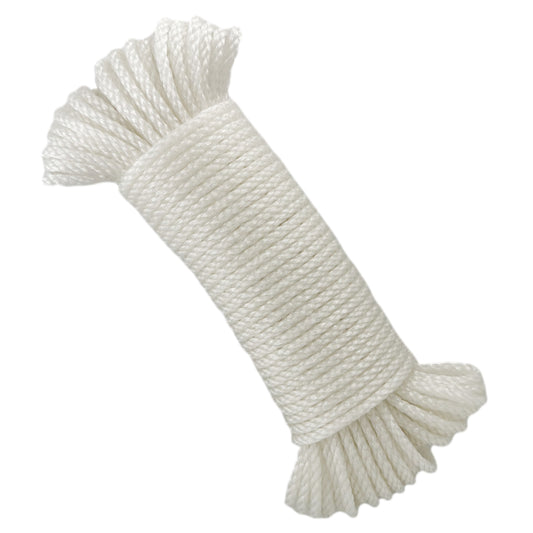 Corda in plastica bianca, ø5 mm × 25 m.