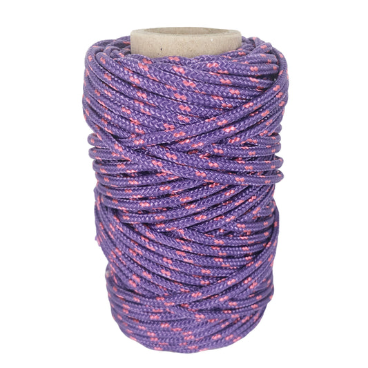 Corda in poliestere, viola e rosa, ø3 mm × 25 m.