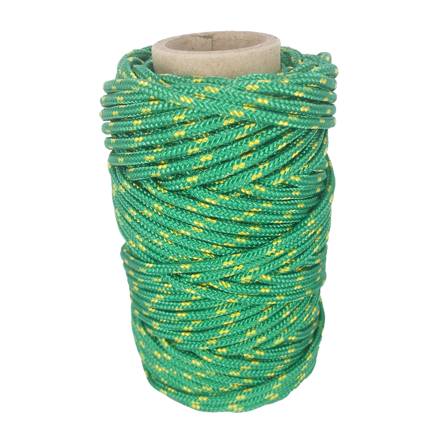 Polyesterseil, grün-gelb, ø3 mm × 25 m.