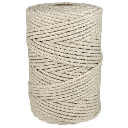 Cord Rope, Cotton, Natural Color, ø4MM * 100M.