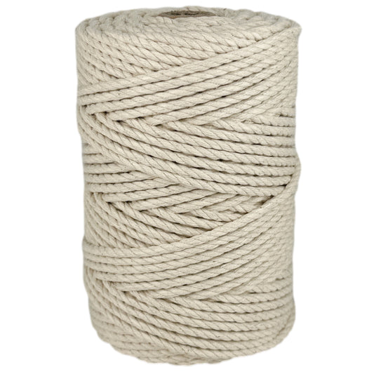 Cord Rope, Cotton, Natural Color, ø4MM * 100M.