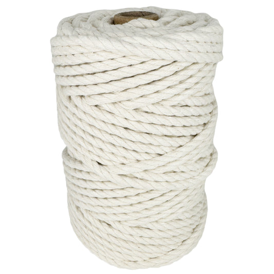 Corda in cotone, naturale, 6 mm × 45 m.