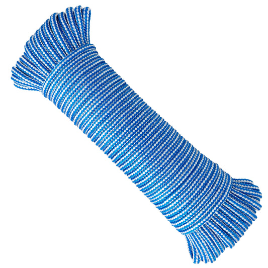 Corda in polipropilene, blu e bianca, ø4,5 mm × 25 m.
