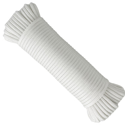 Cordón de polipropileno, blanco, ø4,5 mm × 25 m.