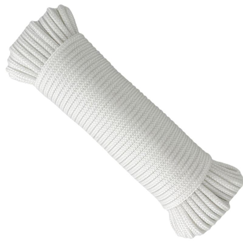 Polypropylenschnur, weiß, ø4,5 mm × 25 m.