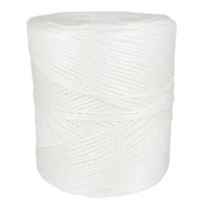 Hilos de rafia de polipropileno, blancos, 1,6 mm × 420 m.