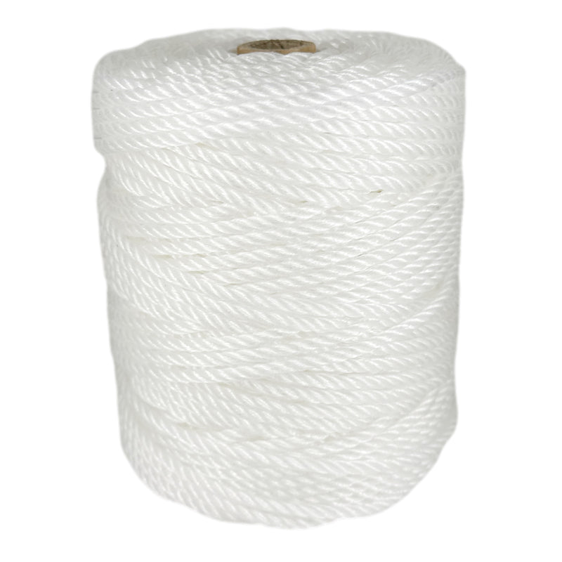 Kunststoffseil, weiß, ø5 mm × 100 m.