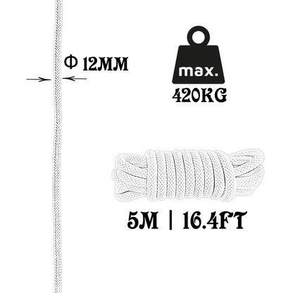Cotton Cord Rope ø12mm, Natural Color.