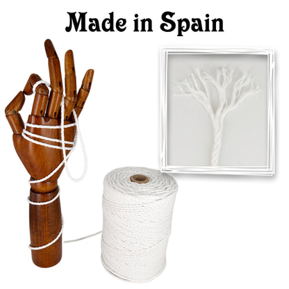 Cord Rope, Cotton, White, ø3MM * 130M.