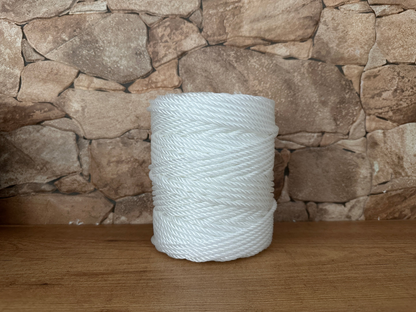 Corda in plastica, bianca, ø5 mm × 100 m.