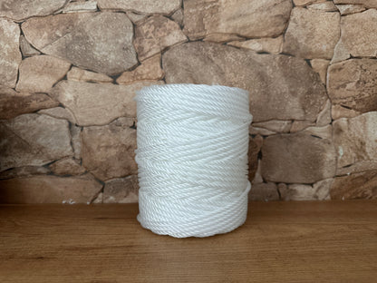 Corda in plastica, bianca, ø5 mm × 100 m.
