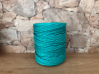 Corda in plastica, verde, ø5 mm × 100 m.