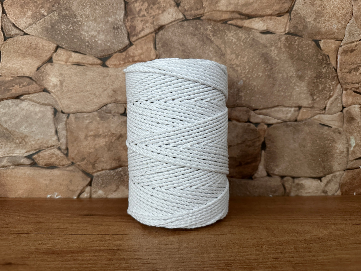 Cord Rope, Cotton, White, ø3MM * 130M.